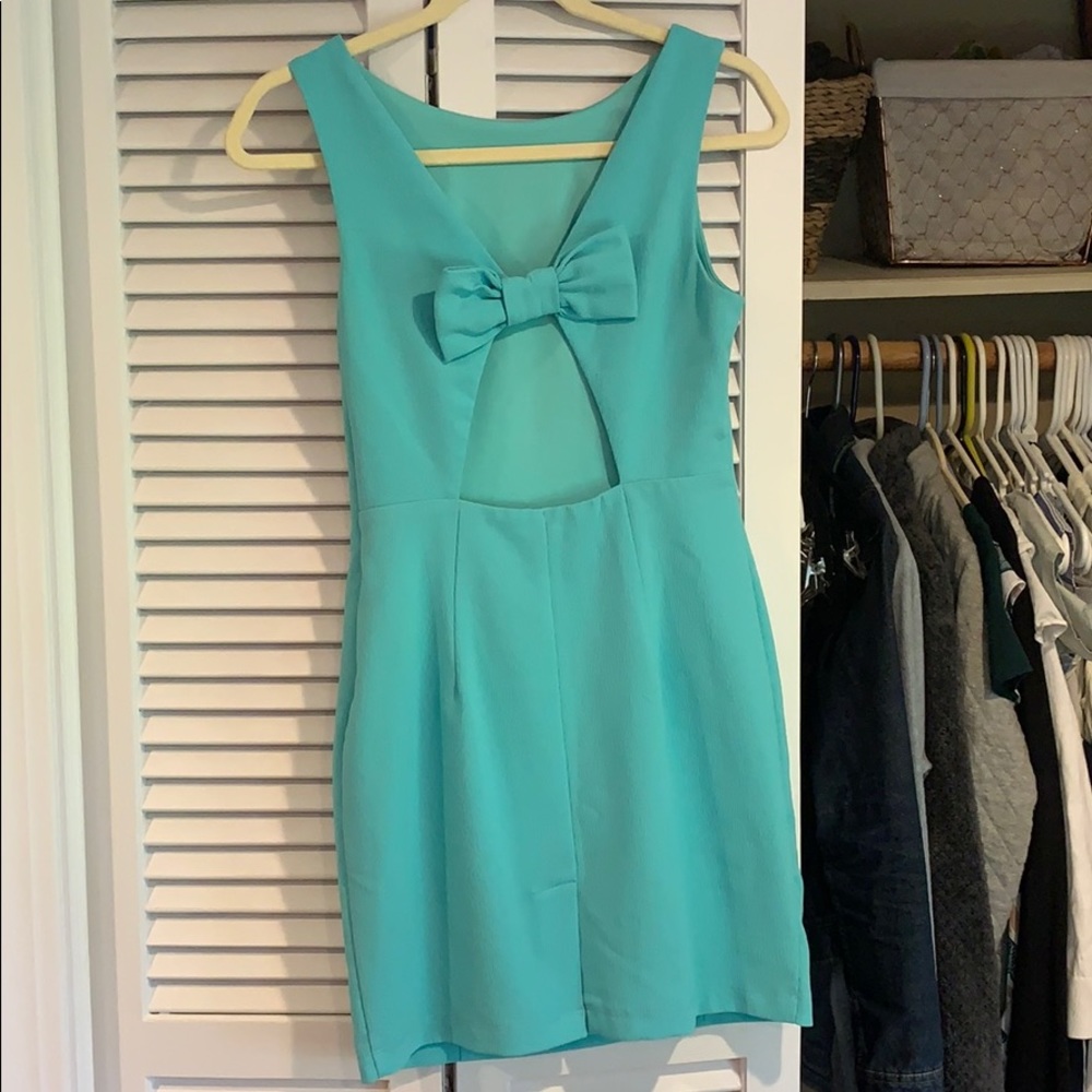 Turquoise dress